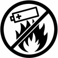 Batterier: Må ikke brændes.
